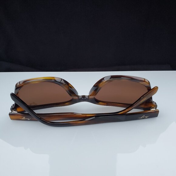Maui Jim Shave Ice Sunglasses Tortoise Shell MJ533-10 w Case and Pouch and Cloth - Picture 7 of 14